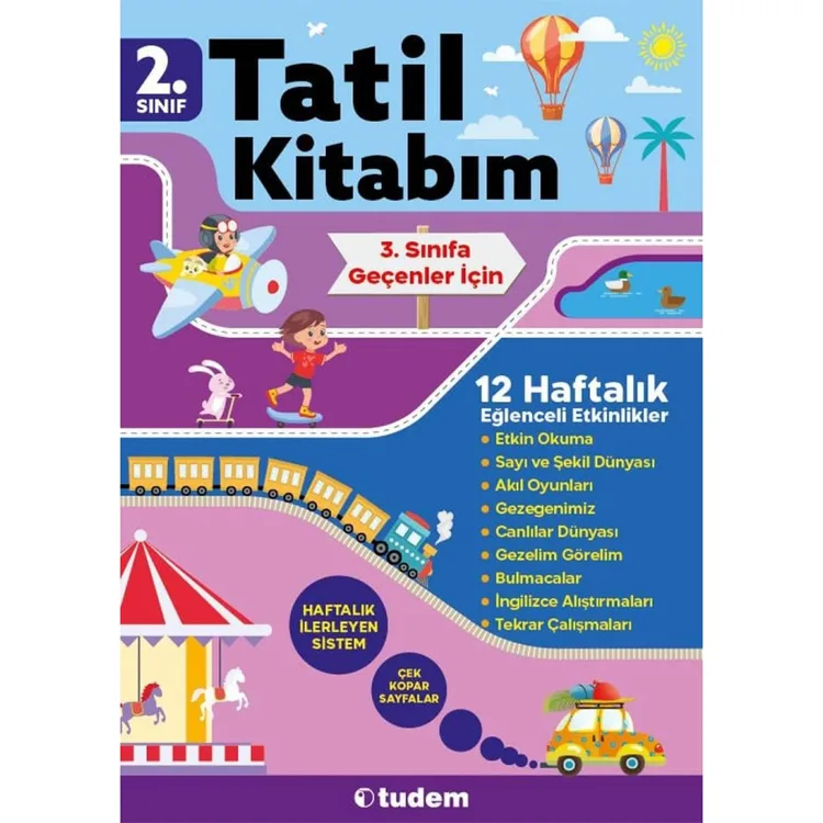 TUDEM 2. SINIF TATİL KİTABIM ( 3.SINIFA GEÇENLER İÇİN)
