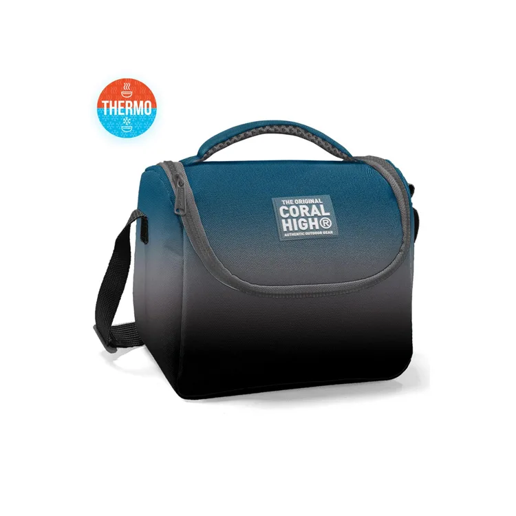 CORAL HIGH 11782 KIDS NEFTİ GRİ RENK GEÇİŞLİ THERMO BESLENME ÇANTASI