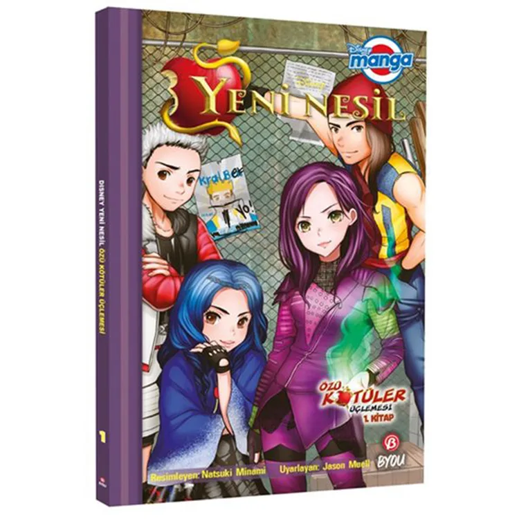DİSNEY MANGA - YENİ NESİL ÖZLÜ KÖTÜLER ÜÇLEMESİ 1. KİTAP