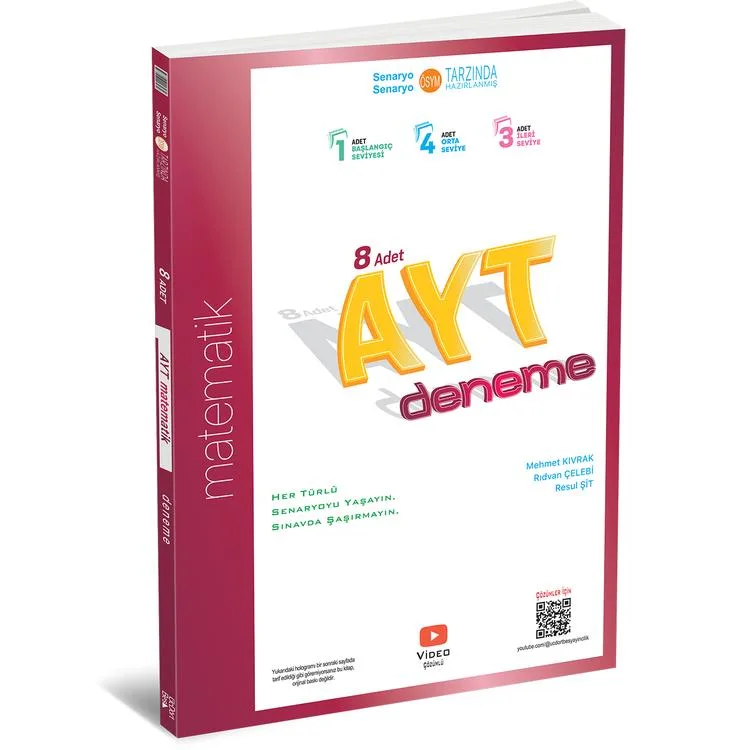 ÜÇDÖRTBEŞ AYT MATEMATİK 10 LU DENEME