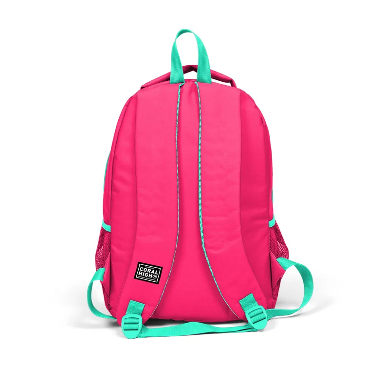 CORAL HIGH 14377 NEON MERCAN SU YEŞİLİ FLAMİNGO SIRT ÇANTASI