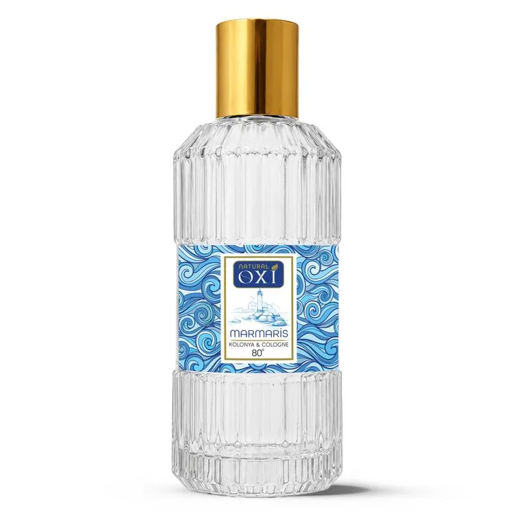 OXİ NATURAL PREMİUM 80° KOLONYA 220ML CAM ŞİŞE KUTULU - MARMARİS