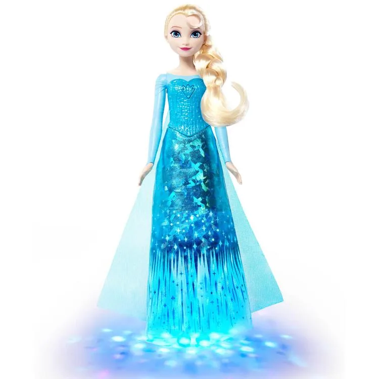 DISNEY JLJ07 FROZEN KARLAR ÜLKESİ ŞARKI SÖYLEYEN ELSA BEBEK 30 CM IŞIKLI SESLİ 3+