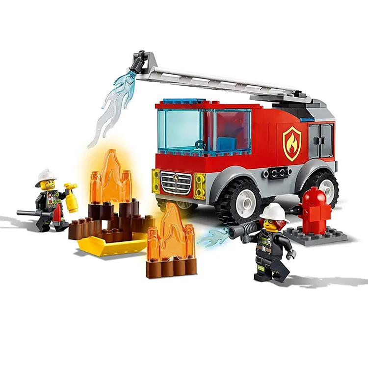 LEGO 60280 CITY FIRE LADDER TRUCK 88 PARÇA 4+