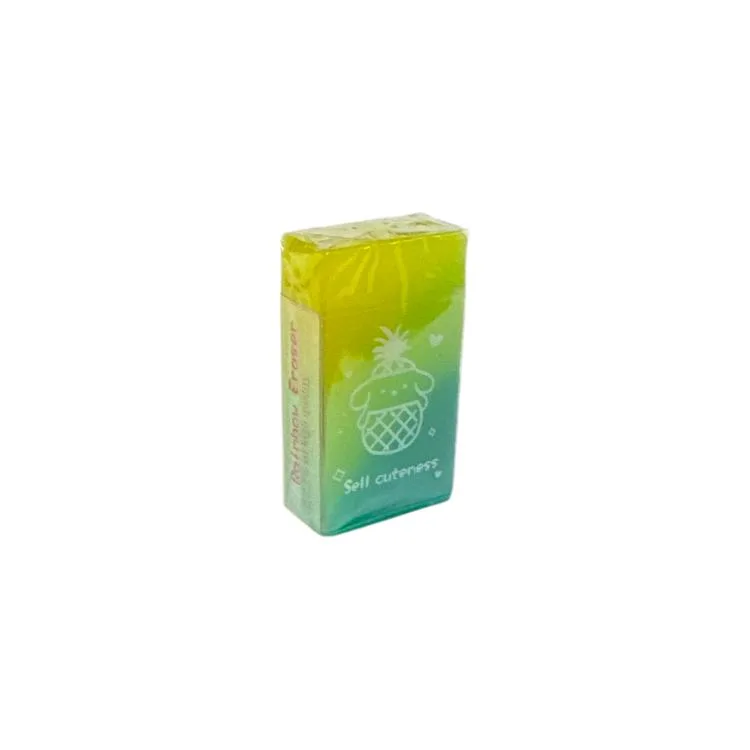 MİKRO E2205 RAINBOW ECO PVC KILIFLI DİKDÖRTGEN SİLGİ - TEKLİ