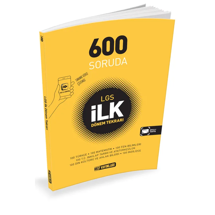 HIZ YAYINLARI 600 SORUDA İLK DÖNEM TEKRARI