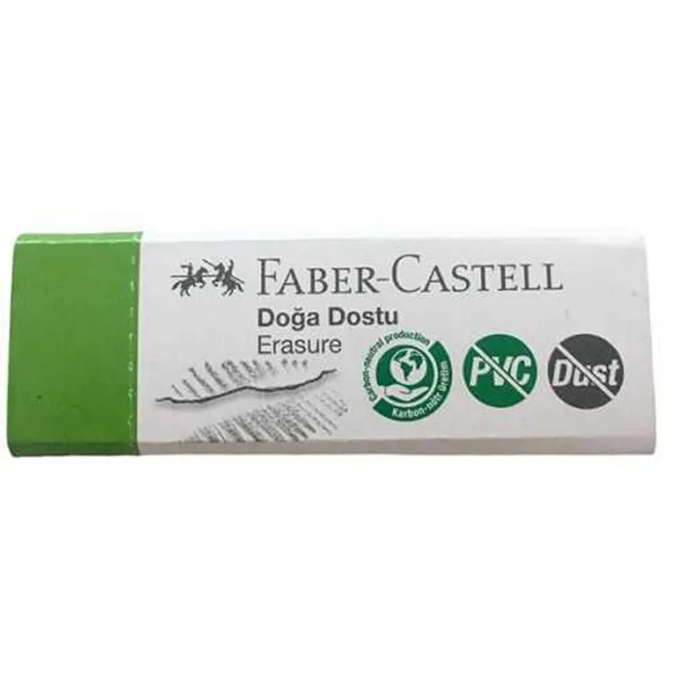 FABER CASTELL DOĞA DOSTU DUST-FREE PVC-FREE BÜYÜK YEŞİL SİLGİ - 5130187254