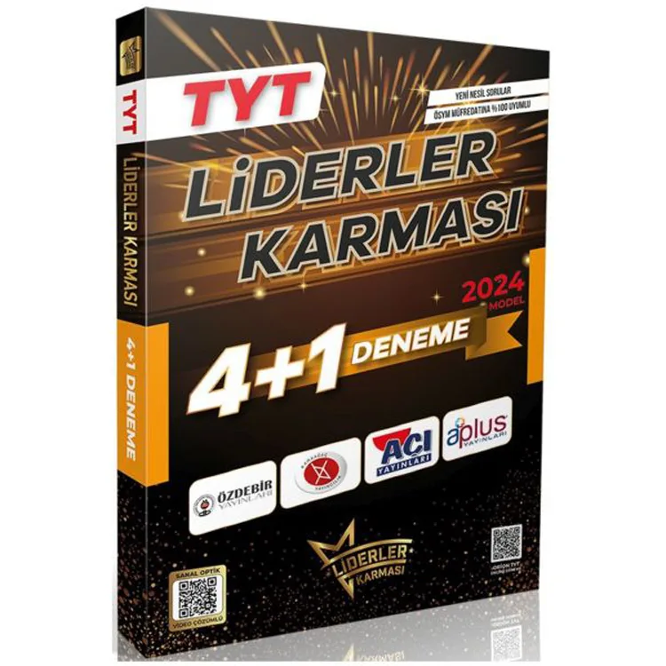 LİDERLER KARMASI TYT 4+1 DENEME SETİ 2024