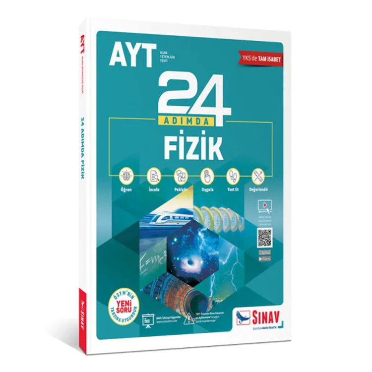 SINAV AYT FİZİK 24 ADIMDA KONU ANLATIMLI SORU BANKASI