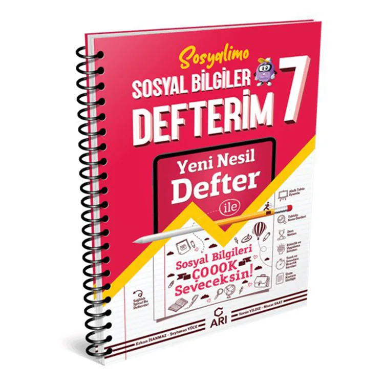 ARI 7. SINIF SOSYALİMO SOSYAL BİLGİLER DEFTERİM