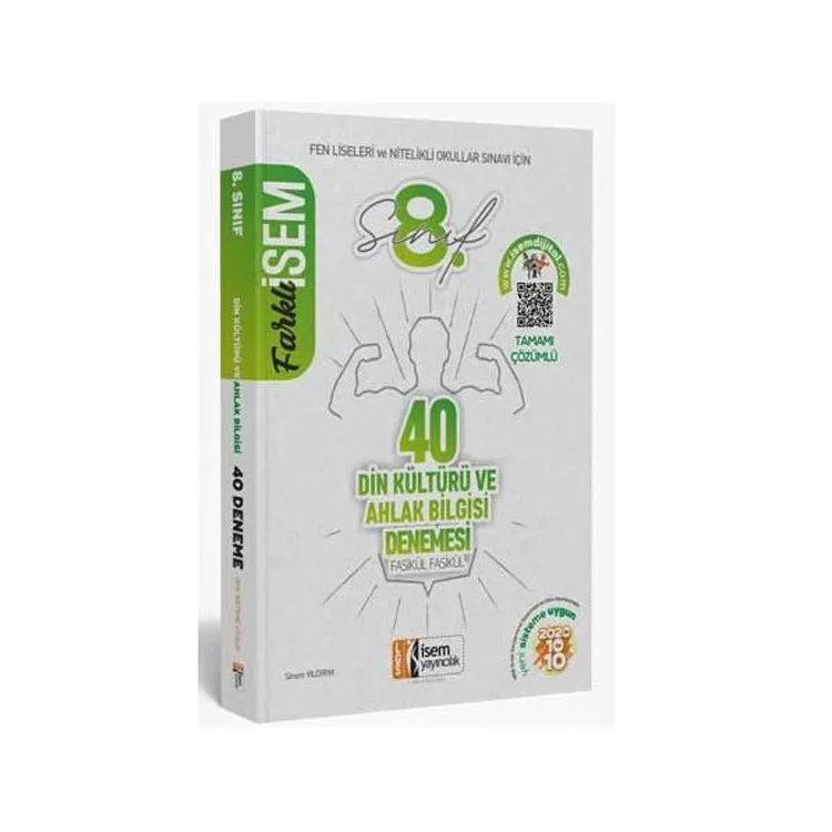 İSEM 8. SINIF LGS FARKLI İSEM DİN KÜLTÜRÜ VE AHLAK BİLGİSİ 40 DENEME