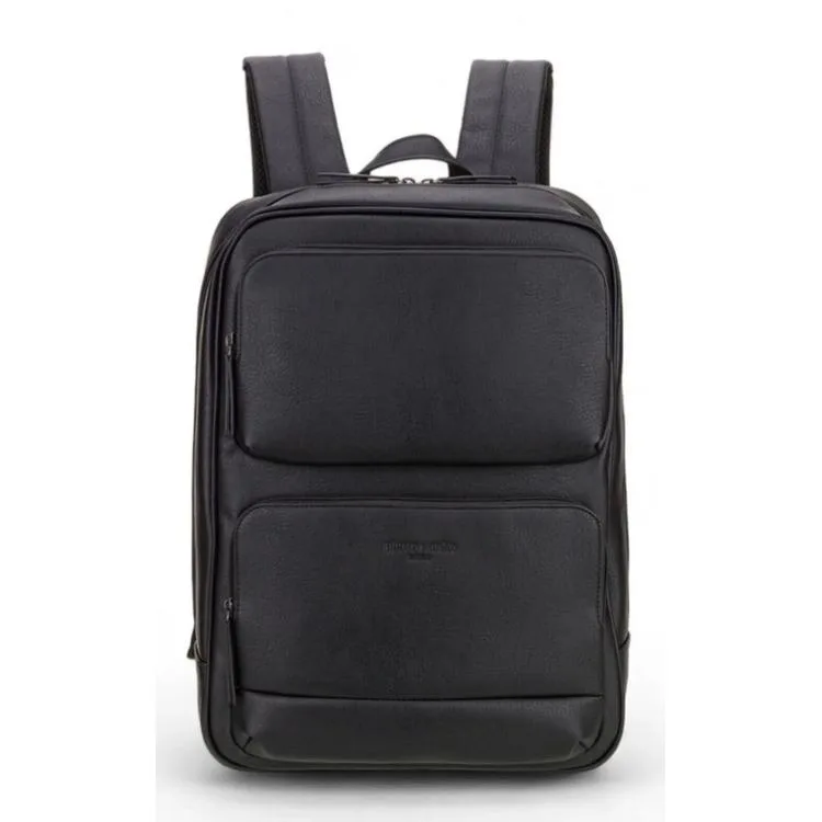 PIERRE CARDIN 01PC00106-S LAPTOP BÖLMELİ SUNİ DERİ SIRT ÇANTASI SİYAH