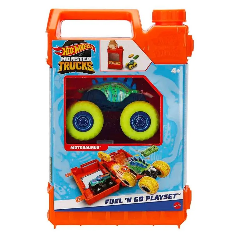 MATTEL HXT04 HOTWHEELS MONSTER TRUCKS TAŞINABİLİR ARAÇLI OYUN SETİ 4+