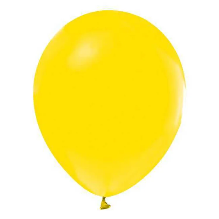 KİKA JOY BASKISIZ SARI BALON 100'LÜ 12" İNCH