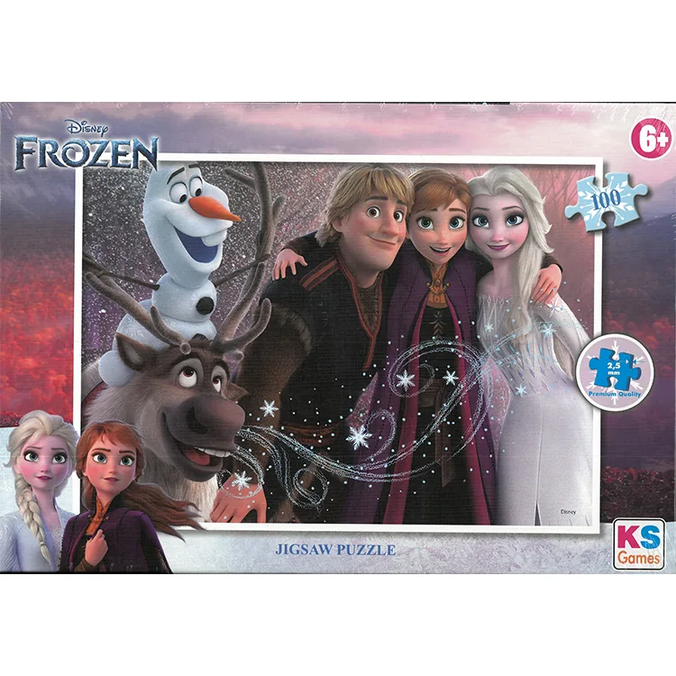 KS GAMES FRZ714-1 FROZEN 48x34cm KUTULU YAPBOZ/PUZZLE 100 PARÇA