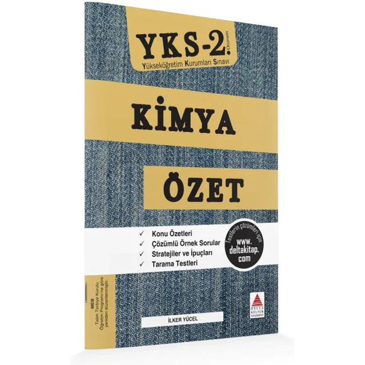 DELTA YKS KİMYA ÖZET 2. OTURUM