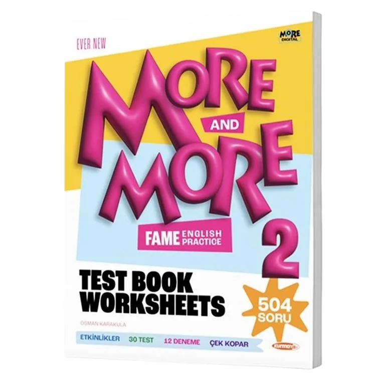 KURMAY MORE & MORE 2.SINIF ENGLISH TEST BOOK WORKSHEETS