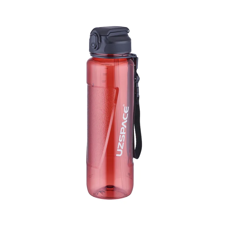 UZSPACE PİPETLİ MATARA TRITAN 6057 1000 ML KIRMIZI