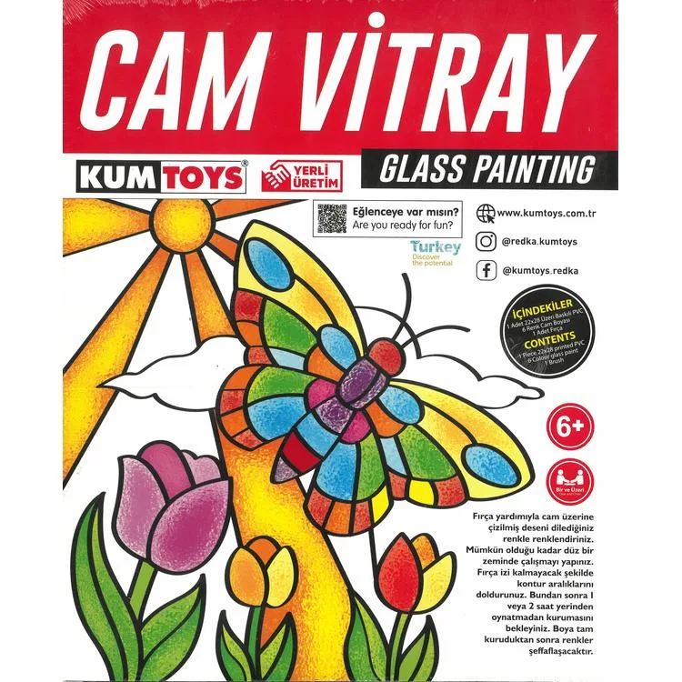 KUMTOYS KM5001 CAM VİTRAY SET KUTULU