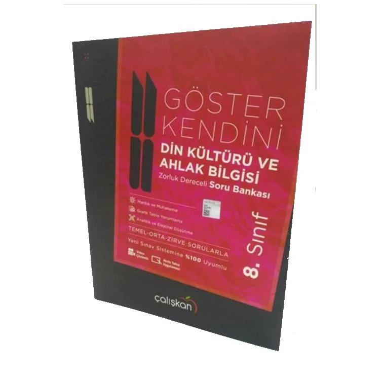 ÇALIŞKAN 8. SINIF DİN KÜLTÜRÜ VE AHLAK BİLGİSİ GÖSTER KENDİNİ SORU BANKASI