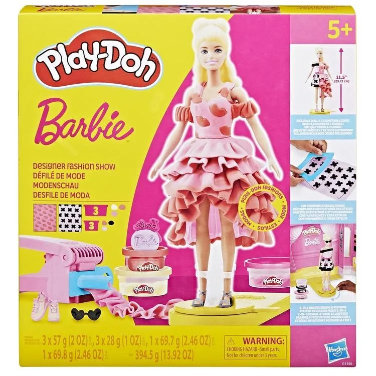 HASBRO PLAY-DOH G1356 BARBIE DESINGER FASHION SHOW - TASARIM MODA SHOW OYUN SETİ 5+