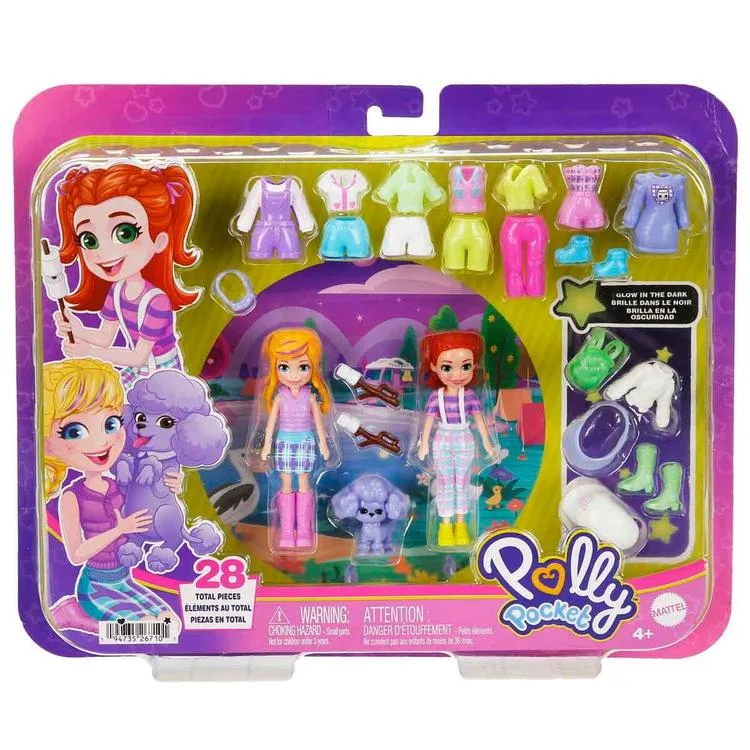 MATTEL HNF61/JCB23 POLLY POCKET FARKLI MODA AKSESUARLARI OYUN SETİ 4+