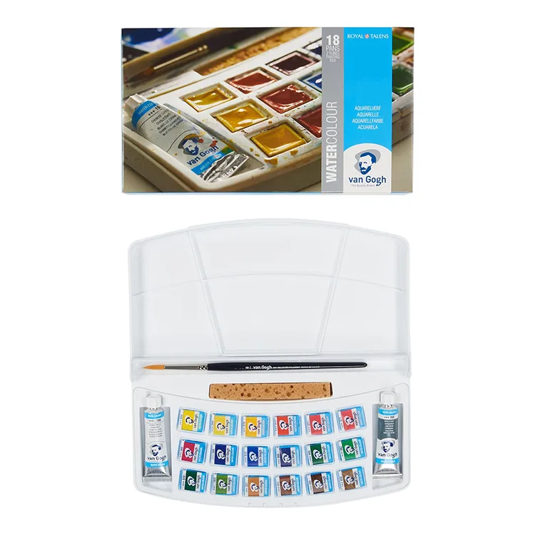 VAN GOGH WATER COLOUR SULU BOYA SETİ FIRÇALI 18 RENK - RT20808618