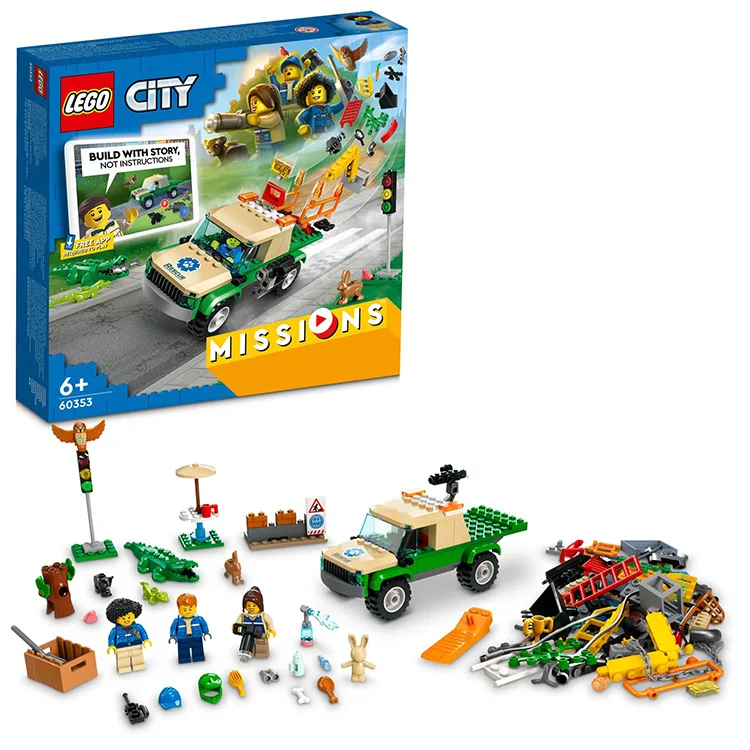 LEGO CITY 60353 MISSION VAHŞİ HAYVAN KURTARMA GÖREVİ - 6385810