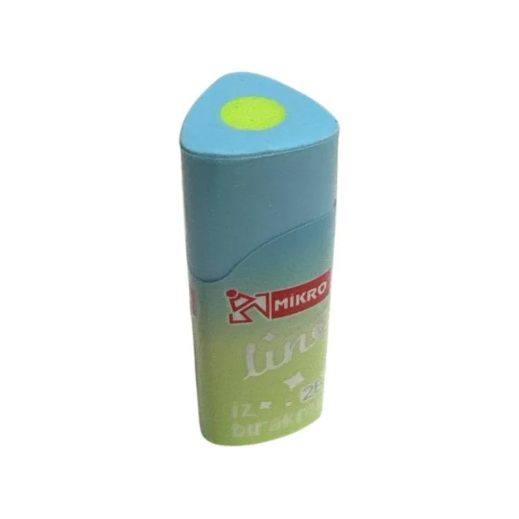 MİKRO MU5698 LINE PASTEL RENKLİ ÜÇGEN SİLGİ - TEKLİ