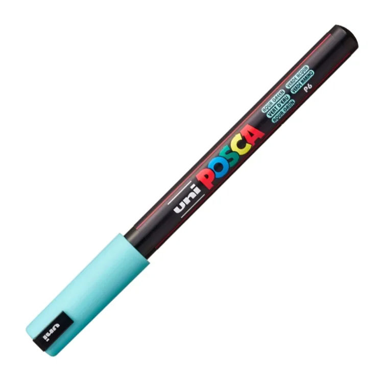 UNİ POSCA SU BAZLI POSTER MARKER 0.7 SU YEŞİLİ PC-1MR