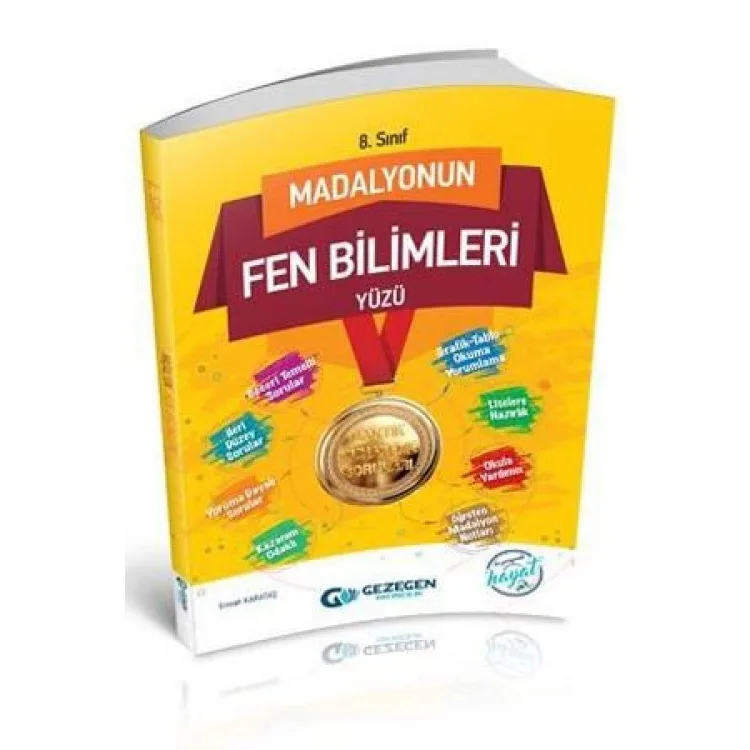 GEZEGEN YENİ 8.SINIF MADALYONUN FEN BİLİMLERİ YÜZÜ