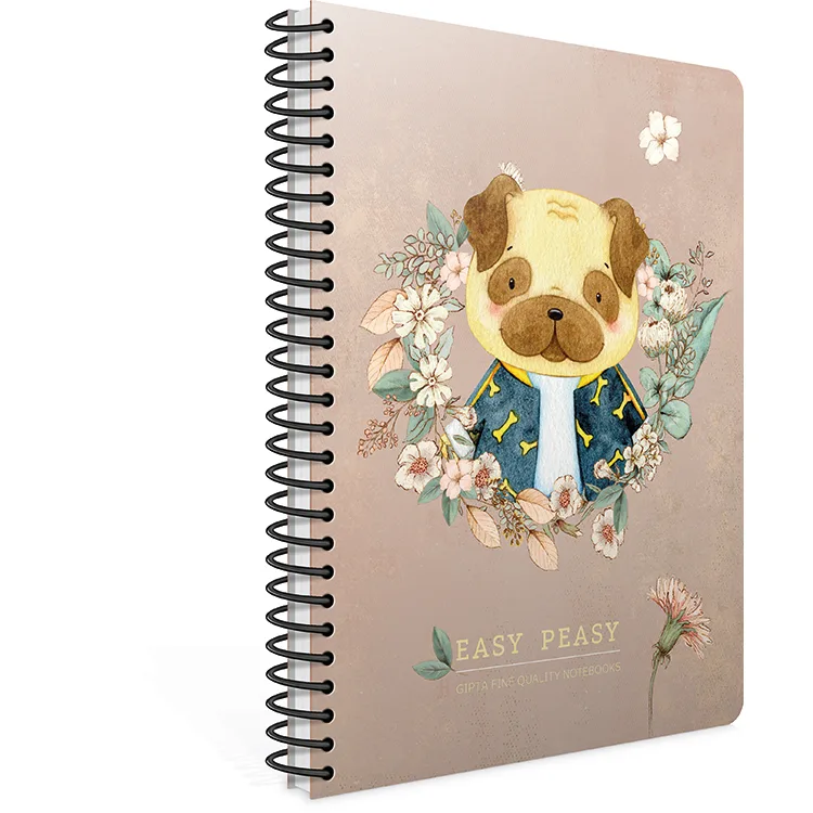 GIPTA EASY NOTES SPİRALLİ KARTON KAPAK DEFTER A4 100YP. KARELİ