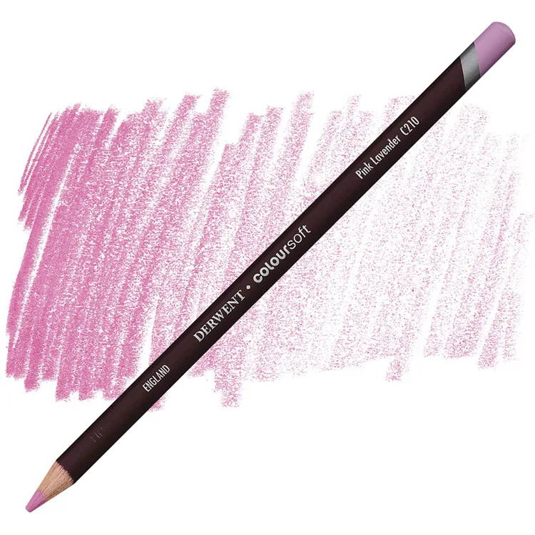 DERWENT COLOURSOFT - YUMUŞAK KURUBOYA KALEMİ- PINK LAVENDER C210