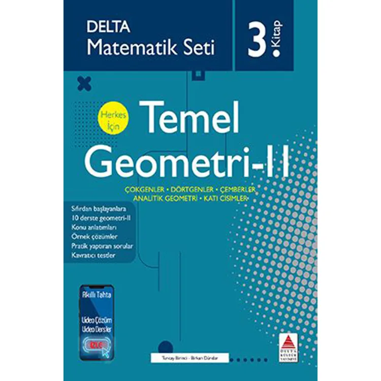 DELTA MATEMATİK SETİ 3. KİTAP ( HERKES İÇİN TEMEL GEOMETRİ- 2 )