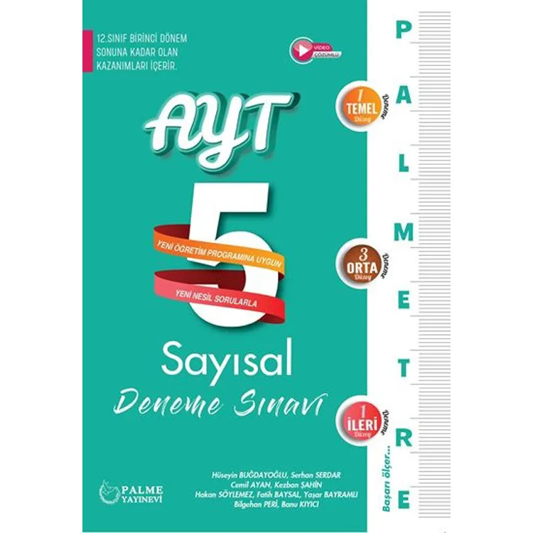 PALME PALMETRE AYT SAYISAL 5 DENEME SINAVI