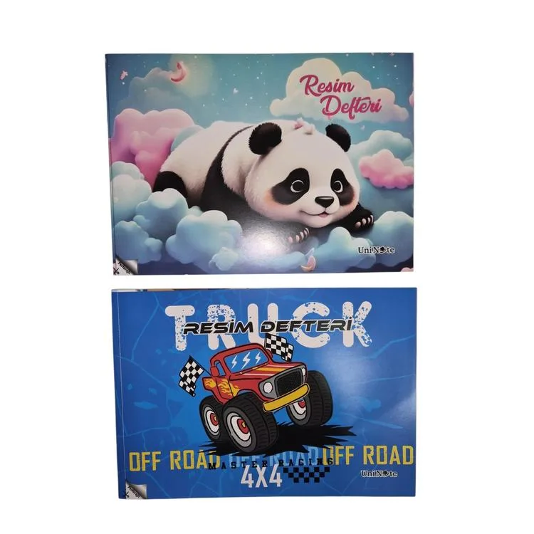 ÇINAR Ç20003 BÜYÜK BOY TEL DİKİŞİLİ 21x29.5cm RESİM DEFTERİ 60 YP. - TEKLİ