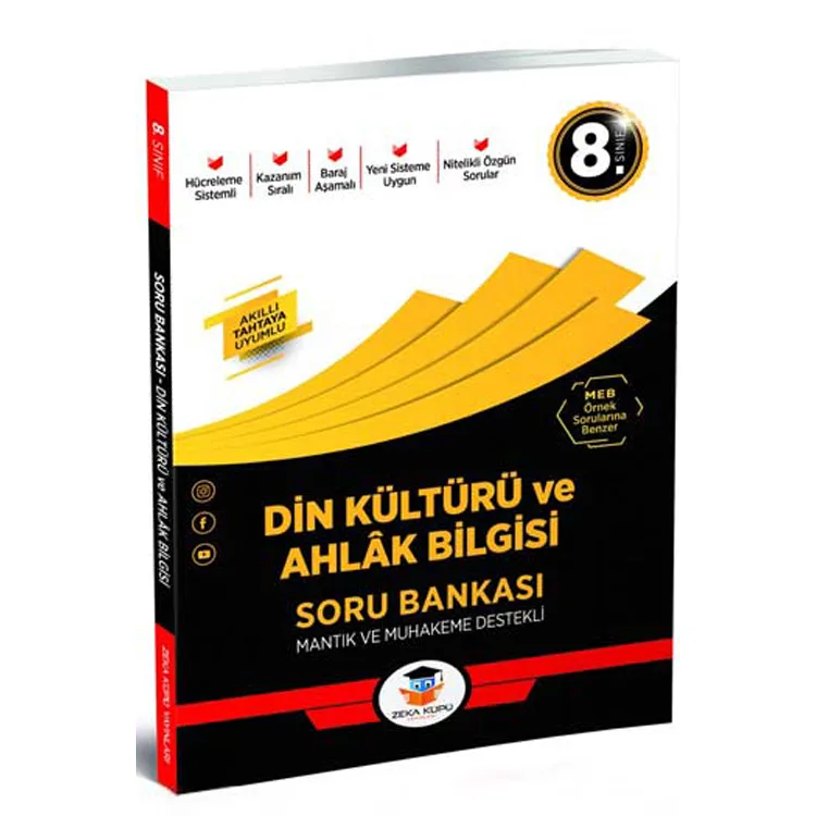 ZEKA KÜPÜ 8. SINIF DİN KÜLTÜRÜ VE AHLAK BİLGİSİ SORU BANKASI