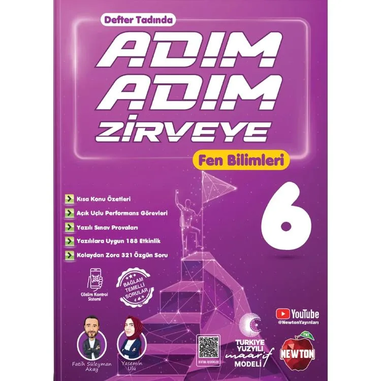 NEWTON 6. SINIF ADIM ADIM ZİRVEYE FEN BİLİMLERİ KONU ANLATIMLI SORU BANKASI