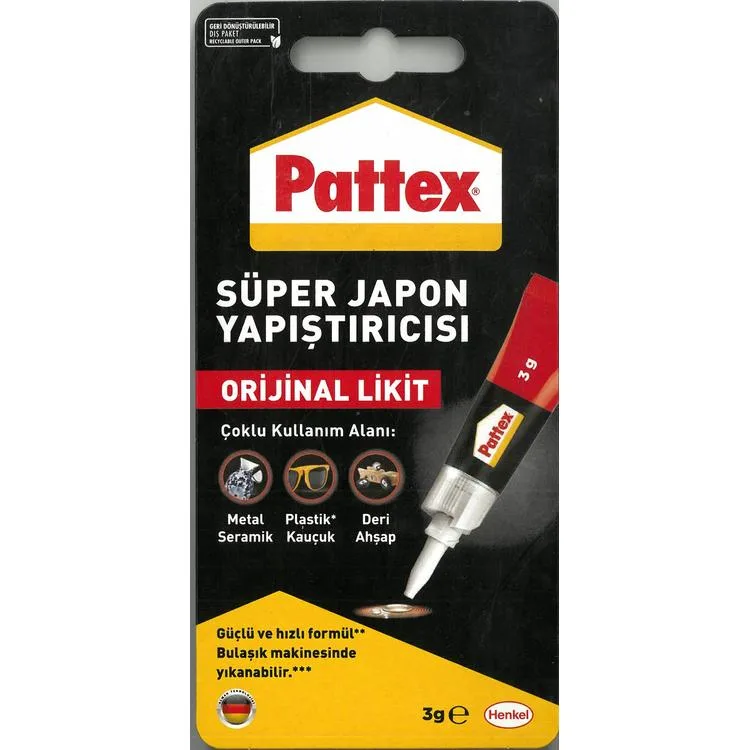 PATTEX SÜPER JAPON YAPIŞTIRICI 3 GR 177767
