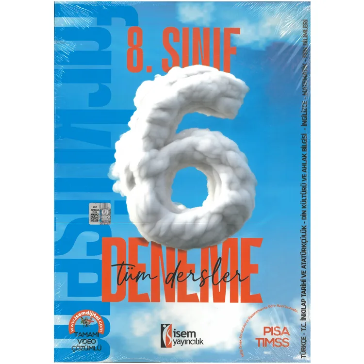 İSEM 8. SINIF TÜM DERSLER 6 ' LI DENEME SETİ