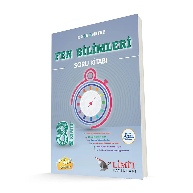 LİMİT 8. SINIF KRONOMETRE FEN BİLİMLERİ SORU KİTABI