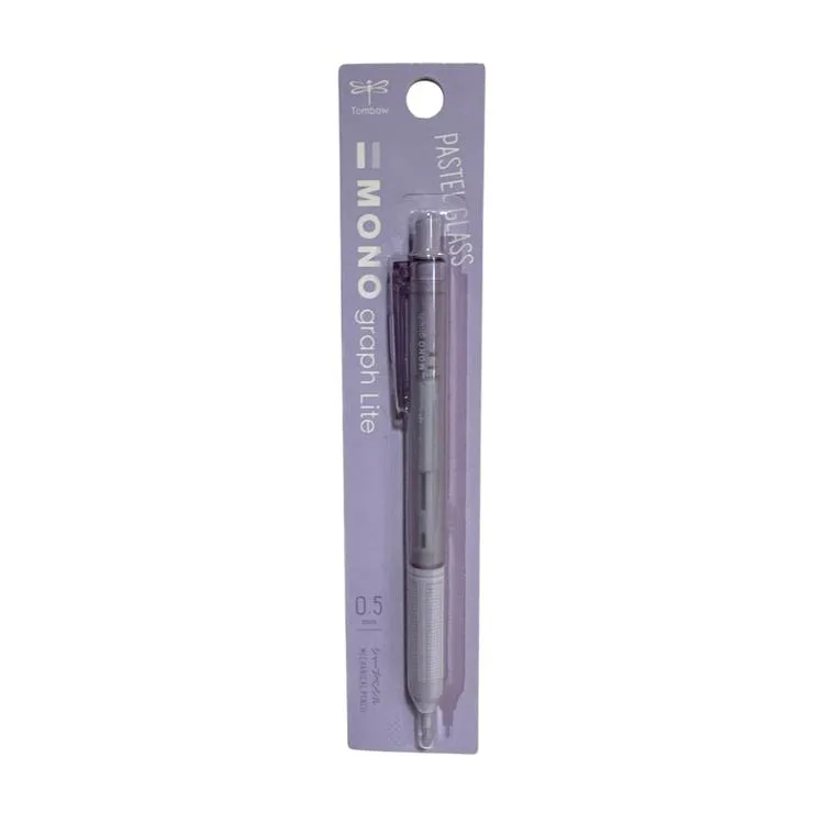 TOMBOW MONO GRAPH MEKANİK KURŞUN KALEM 0.5MM LITE PASTEL GLASS- CAM MOR XCSH-MGL907LPK