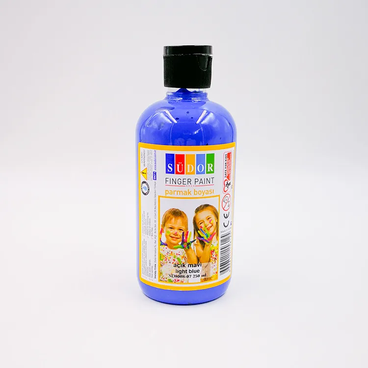 SÜDOR PARMAK BOYASI 250 ML AÇIK MAVİ - SD8008-07