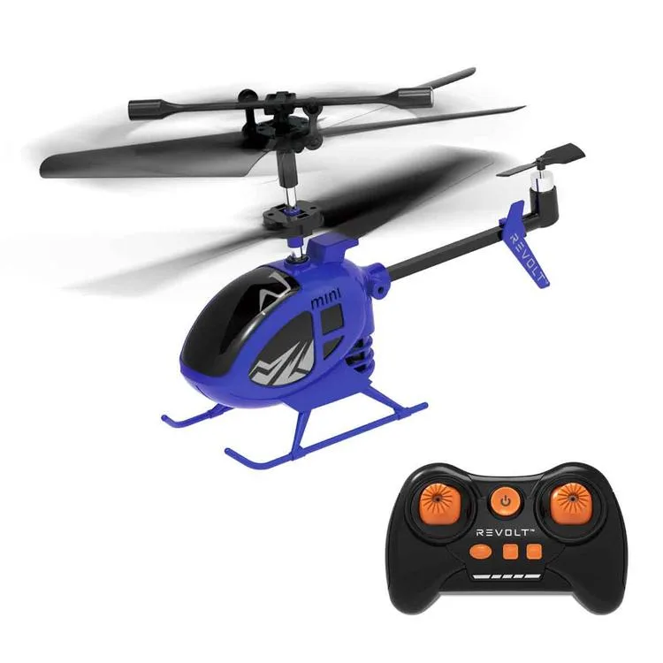 SUNMAN S100 REVOLT MİNİ USB ŞARJLI ÇİFT PERVANELİ KUMANDALI İÇ MEKAN UÇUŞU HELİKOPTER KUTULU 8+
