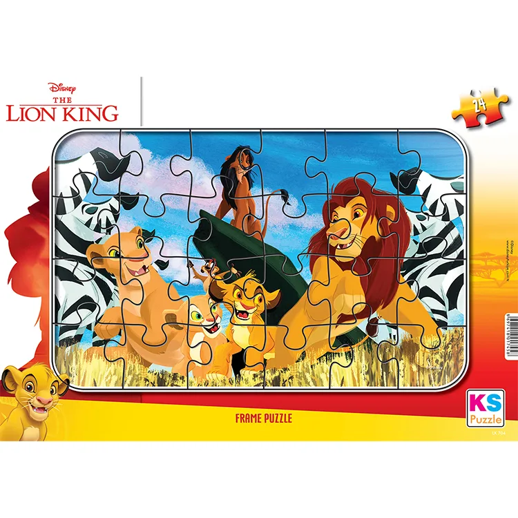 KS GAMES LK 704 DISNEY THE LION KING FRAME YAPBOZ/PUZZLE 24 PARÇA 3+
