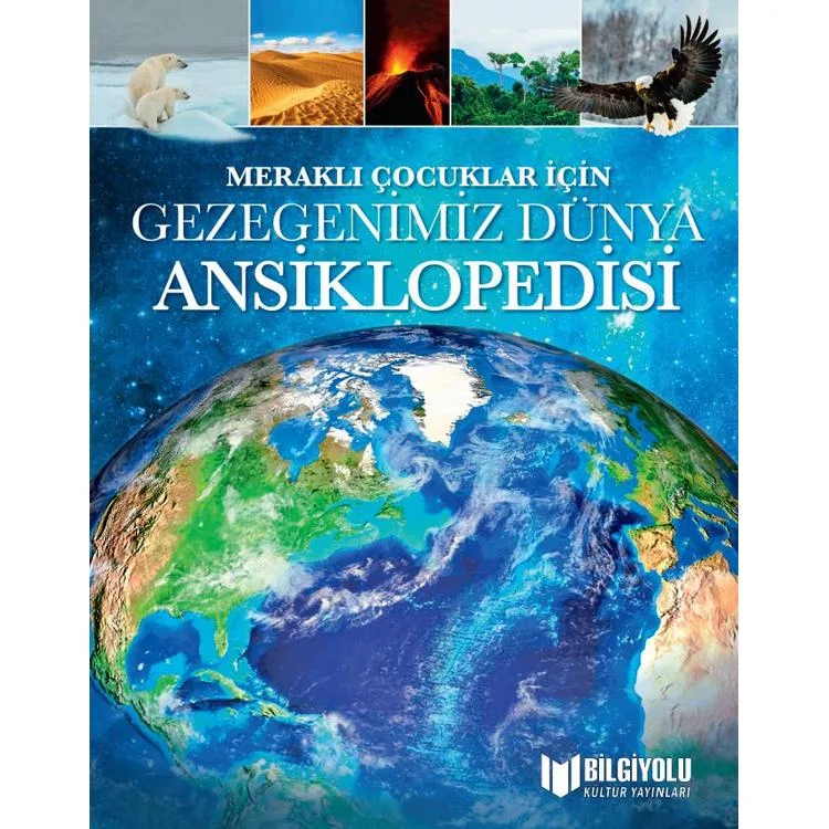 MERAKLI ÇOCUKLAR İÇİN GEZEGENİMİZ DÜNYA ANSİKLOPEDİSİ ( CİLTLİ SERT KAPAK )