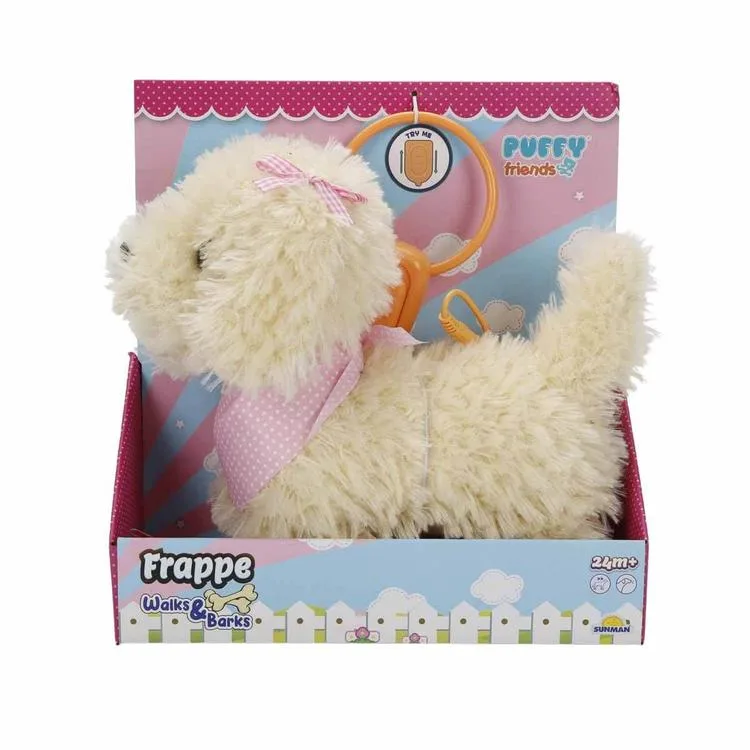 SUNMAN S01002858 HAREKETLİ YÜRÜYEN SESLİ PELUŞ KÖPEK FRAPPE 24M+