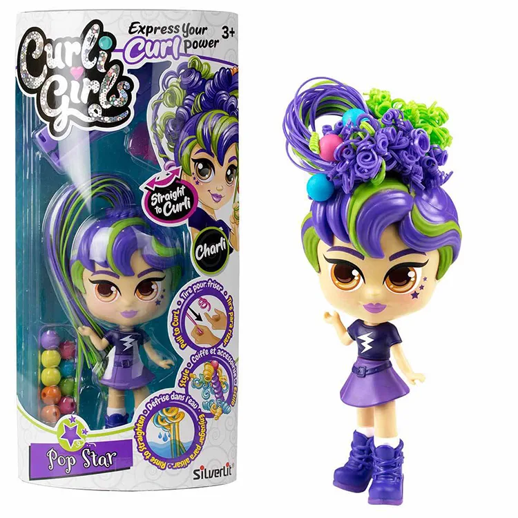 NECO SILVERLIT 82082 CURLI GIRLS TEKLİ BEBEK