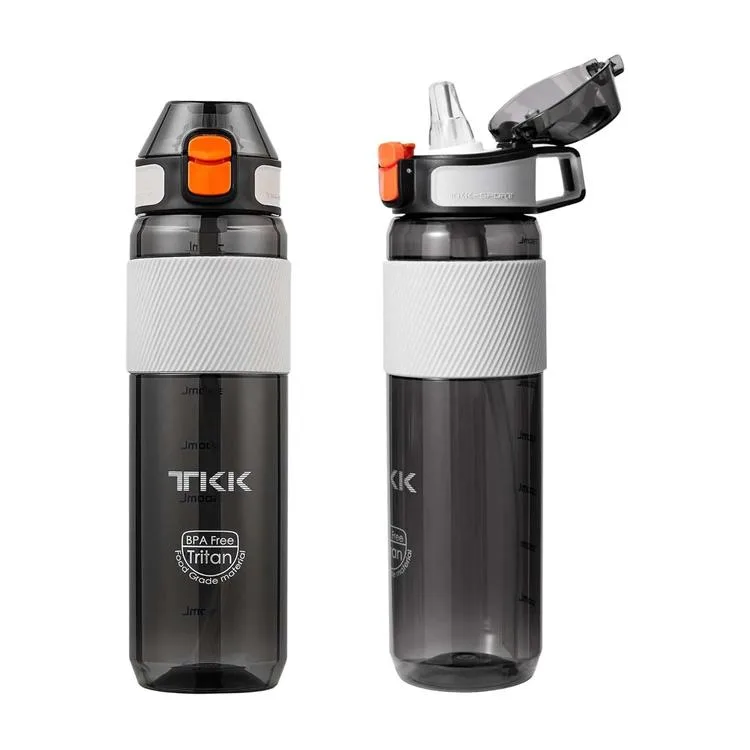 VAGONLİFE T1003 TKK PİPETLİ TRİTAN MATARA SİYAH 800ML
