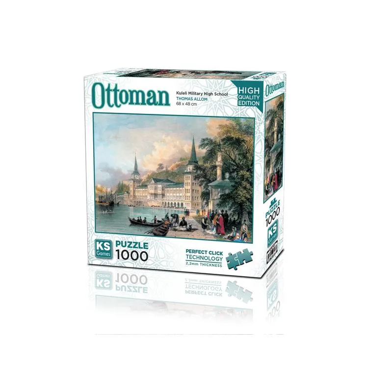 KS GAMES 20737 KULELİ ASKERİ LİSESİ 68x48cm YAPBOZ/PUZZLE 1000 PARÇA